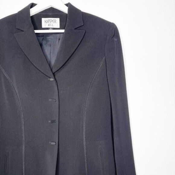 KASPER Black Classic Blazer - Picture 2 of 8